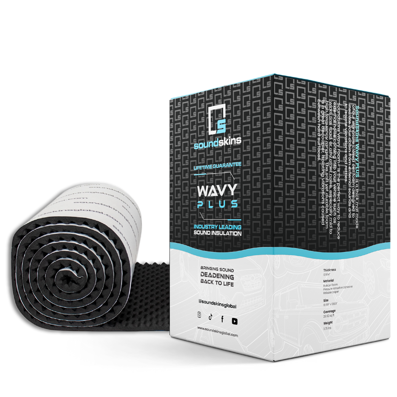 SoundSkins SSK-WAVYPLUS sound deadening foam mat