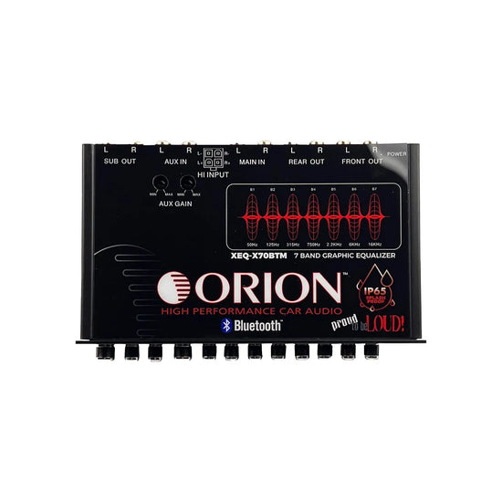 Orion XEQ-X70BTM - 7-BAND GRAPHIC EQUALIZER 7-Band Graphic Equalizer w/ BLUETOOTH Marine IPX5