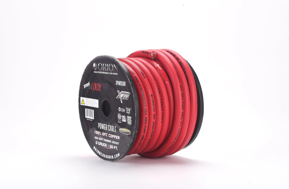 Orion XPW050R 0-gauge power wire roll