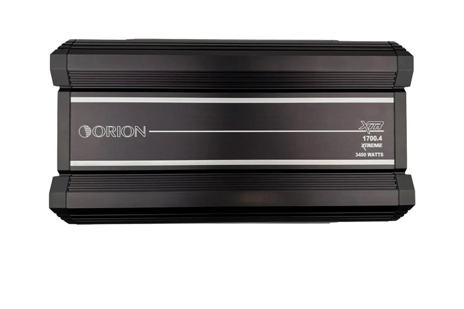 Orion XTR1700.4 1700W RMS 4-Channel Class AB Car Amplifier – High Power Full Range, Bass Boost, Adjustable Crossovers
