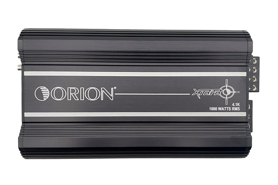 Orion XPR4.1K amplifier on a white background