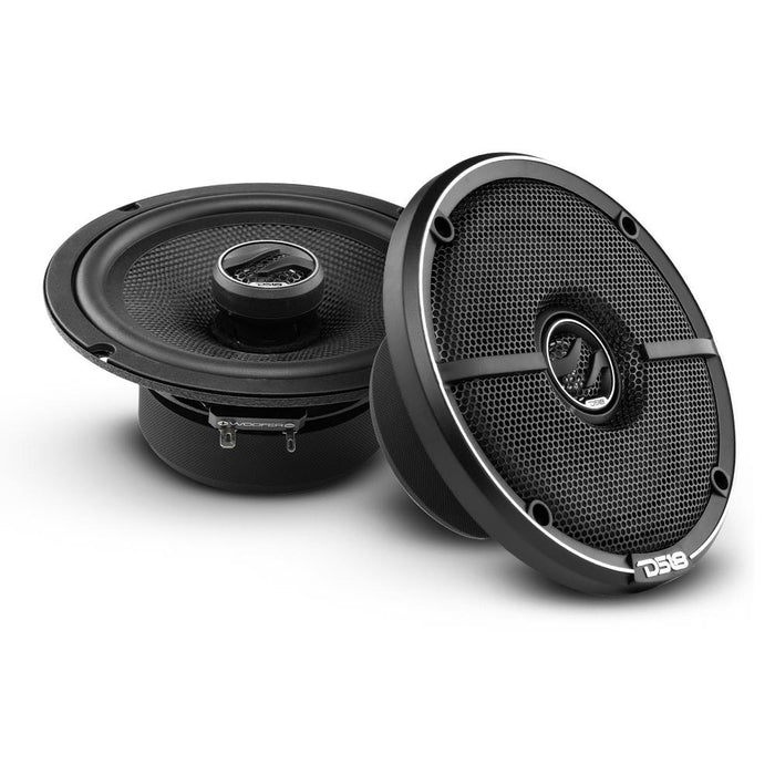 DS18 PKG-ZXI62 6.5" High-Performance Coaxial Speakers – 2-Way Full-Range, High Power Handling, Easy OEM Upgrade Kit