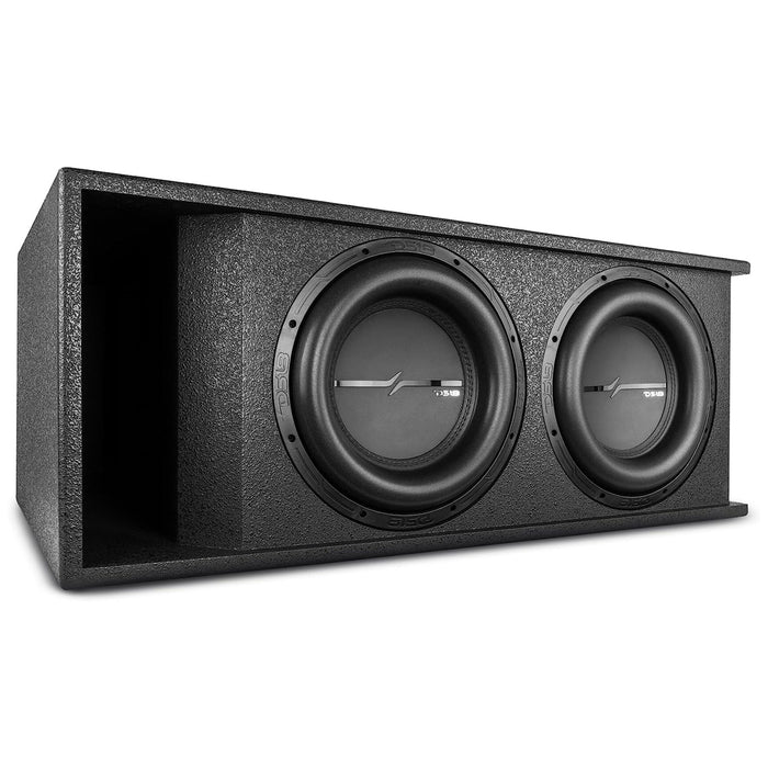 Dual 12" Loaded Subwoofer Ported Rugged Armored Enclosure With ZXI12.4D 2000 Watts Rms