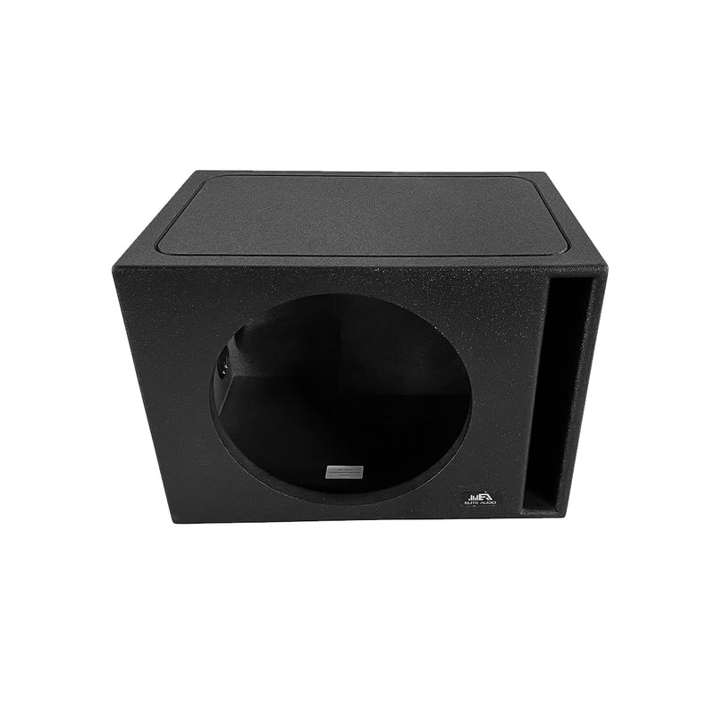 Elite Audio EBOX-BLVS15 Vented Single 15” Subwoofer Enclosure - Polyurethane Bed Liner Finish, 3/4” MDF with 1” Front Baffle, Pro-Tuned Ports, High-Current Terminals for Deep Bass & Superior Sound Quality