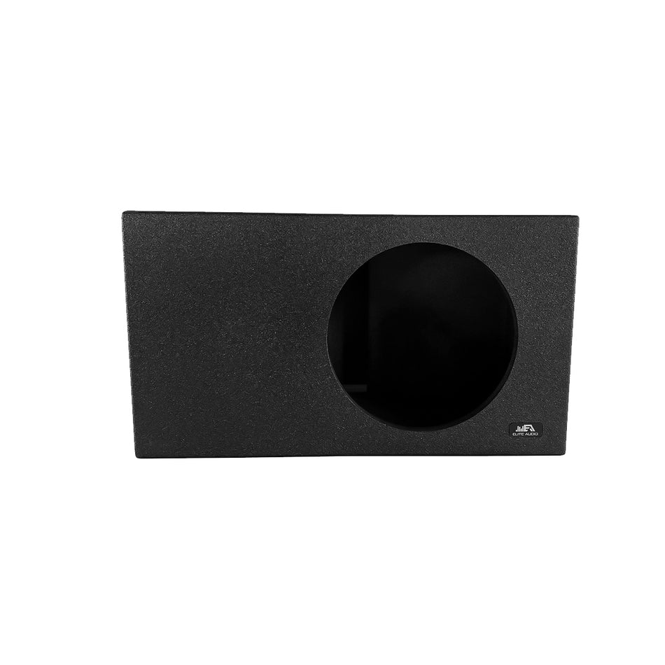 Elite Audio EBOX-BLVS15SPL Single 15” Subwoofer Enclosure - Polyurethane Bed Liner Finish, Rear Side Port for SPL Bass, 1” MDF Heavy-Duty Construction, Pro-Tuned Ports, High-Current Terminals for Premium Sound Quality
