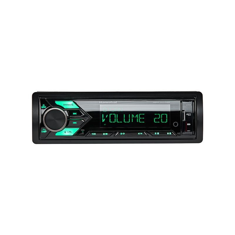 Deaf Bonce Hannibal HBM-303DSP Bluetooth Car Stereo | DSP, 4×50W RMS, USB, AUX