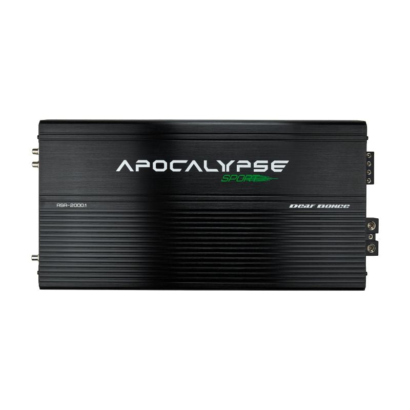 Deaf Bonce Apocalypse ASA-2000.1 | 2000W RMS Monoblock Car Amplifier - 1 Ohm Class D