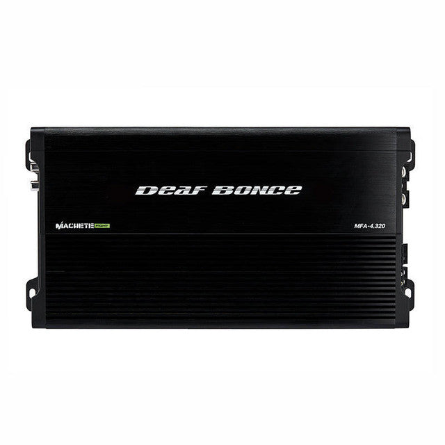 Deaf Bonce Machete Fight Amplifier 4 Channel 1920 w RMS Class D 4 Ohms MFA-4.320