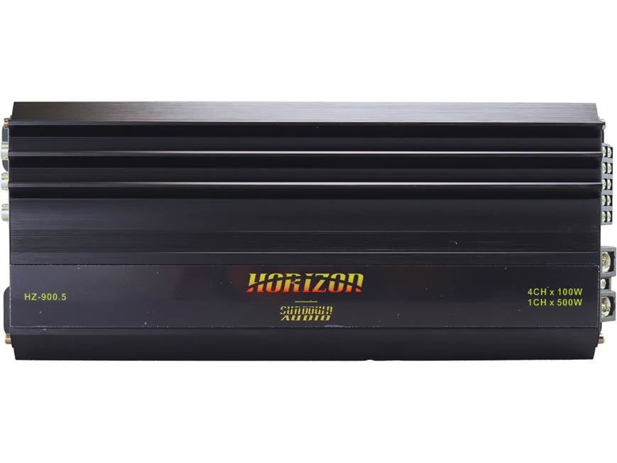 Sundown Audio HZ-900.5 Horizon Series 5-Channel Amplifier — 100 Watts RMS x 4 at 4 Ohms + 500 Watts RMS x 1 at 1 Ohm
