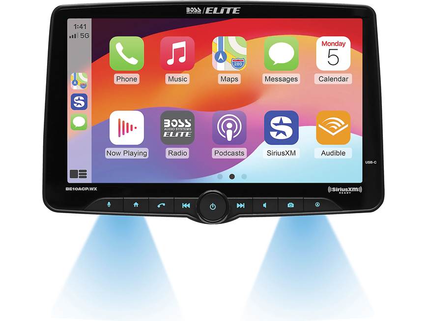 Boss Audio Elite BE10ACP.WXC – 10.1" Touchscreen Car Stereo | Wireless Apple CarPlay & Android Auto, Bluetooth, Backup Camera