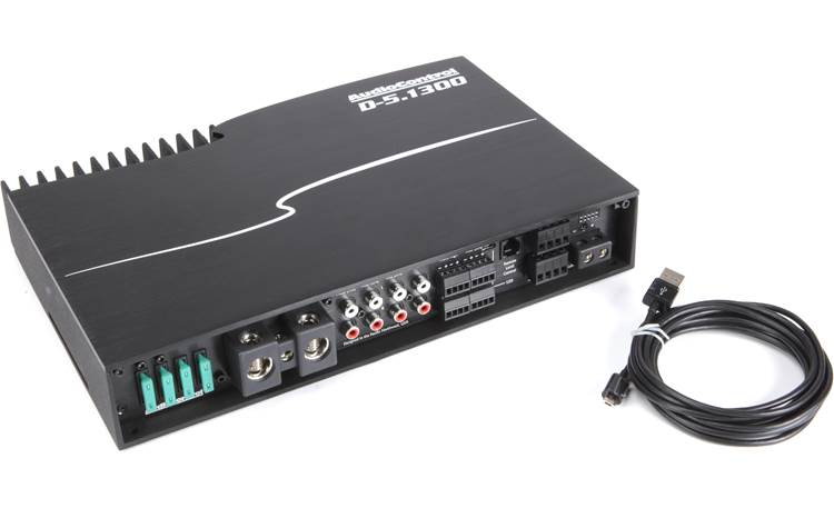 AudioControl D-5.1300 D Series 5-channel car amplifier with digital signal processing — 100 watts RMS x 4 at 4 ohms + 500 watts RMS x 1 at 2 ohms