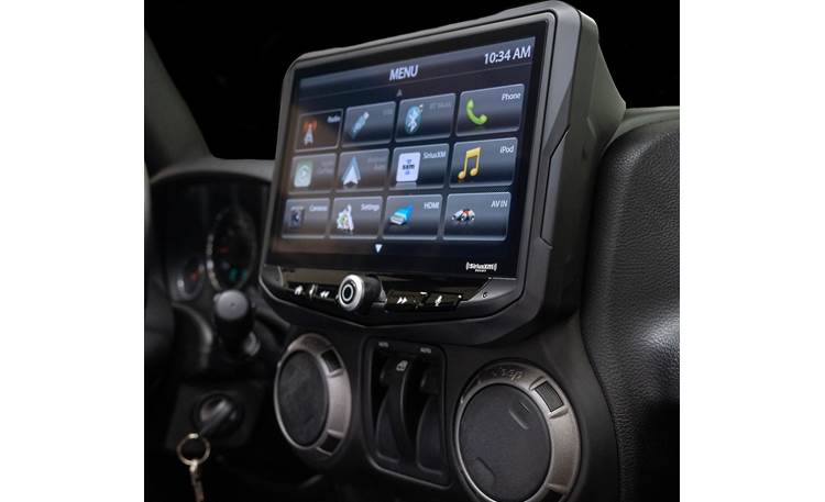 Stinger RB10JK11B Jeep Package HEIGH10 Digital Multimedia Receiver with Floating 10" Screen for Select 2011-18 Jeep Wrangler JK Model