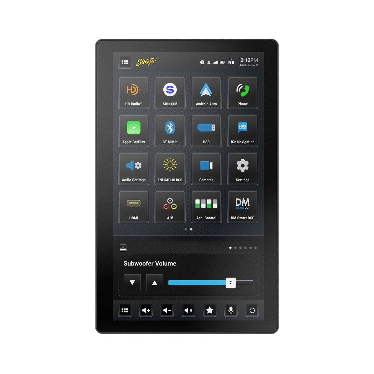 Stinger iX212 12.8-inch Floating Multimedia Infotainment Display