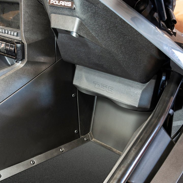 DS18 SLG-20UPFSUB6 Polaris Slingshot Under Dash Empty Enclosure fits 2 x 6.5" Subwoofers | 2020+