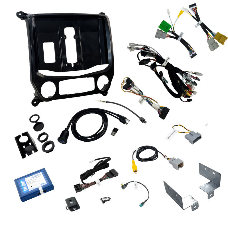 SR-GM14HX Silverado/Sierra Installation Kit for HORIZON10 Multimedia Head Unit for 2014-2018 Silverado/Sierra 1500 for 2015-2019 Silverado/Sierra 2500 & 3500 Trucks
