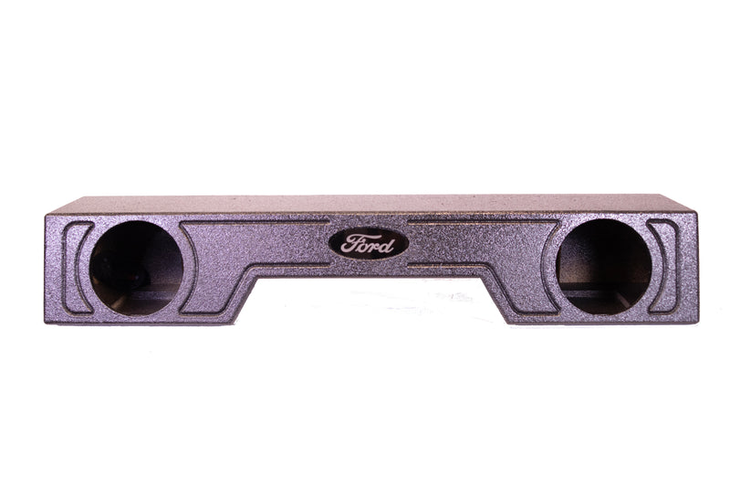 Elite Audio Custom dual 8" subwoofer Enclosure for 2004 to 2008 ford f150 super crew 4 door