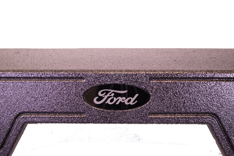 Elite Audio Custom dual 8" subwoofer Enclosure for 2004 to 2008 ford f150 super crew 4 door