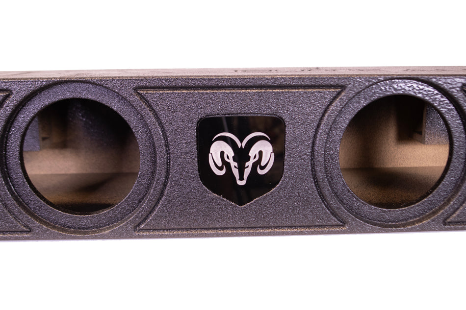 Elite Audio DODGE RAM 19-22 DUAL PORTED UNDERSEAT ENCLOSURE BOX 4X 8" SUBWOOFERS