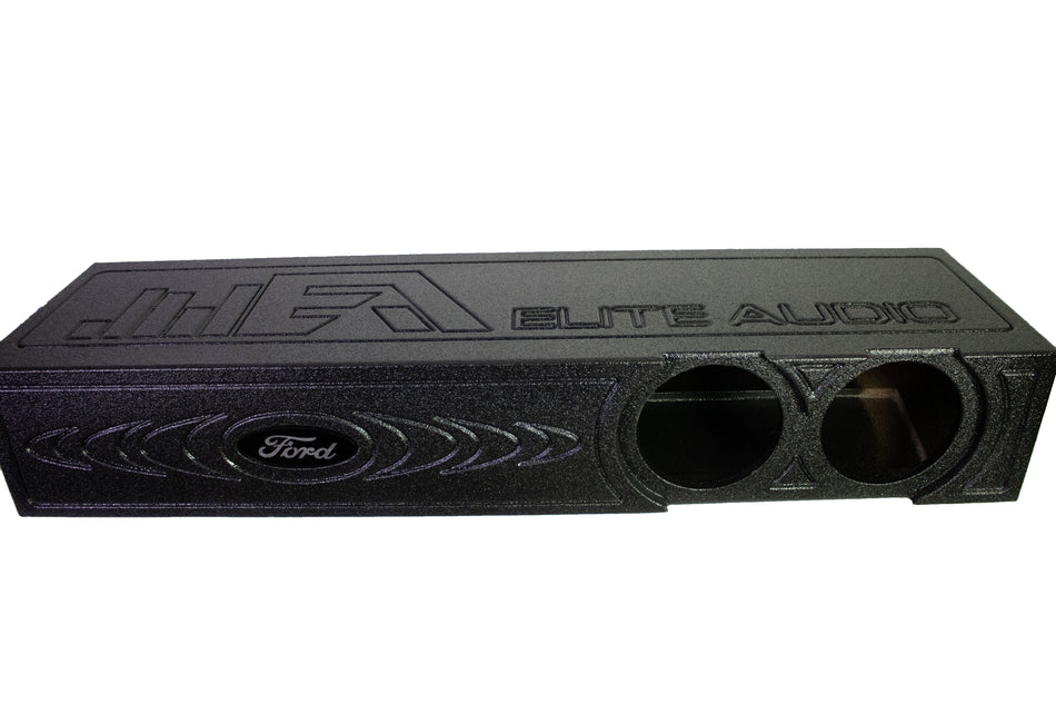 Elite Audio Ported Subwoofer Enclosure for Dual 8” Subs – Fits Ford F-150 Crew Cab (2009–2023