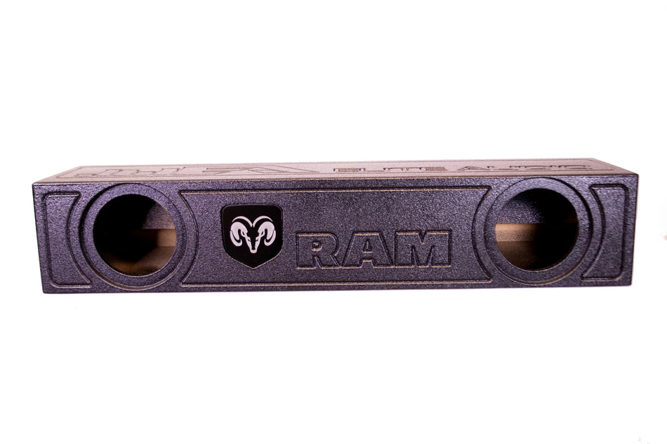 Elite Audio DODGE RAM 19-22 DUAL PORTED UNDERSEAT ENCLOSURE BOX 2X 8" SUBWOOFERS