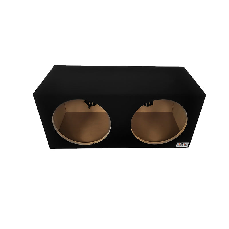 ELITE AUDIO EBOX-SSD12 | Single 12" Sealed Subwoofer Enclosure - Plush OEM-Grade Carpet, 3/4" MDF, Braced Design, and Spring-Loaded Terminals for Maximum Durability & Precision Bass