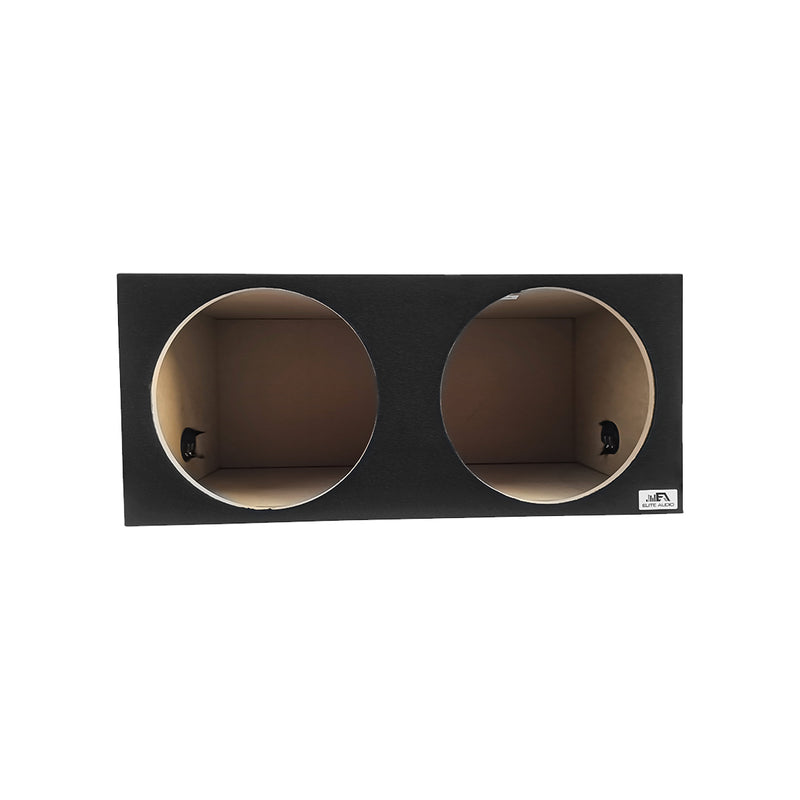 ELITE AUDIO EBOX-SSD15: Premium Sealed Single 15" Subwoofer Enclosure with OEM-Grade Plush Carpet, 3/4" Durable MDF Construction, High-Current Spring-Loaded Terminal Cups for Enhanced Bass & Sound Quality