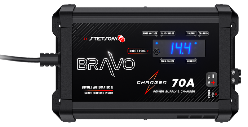 Stetsom BRAVO Charger 70A Power Supply Smart Charging