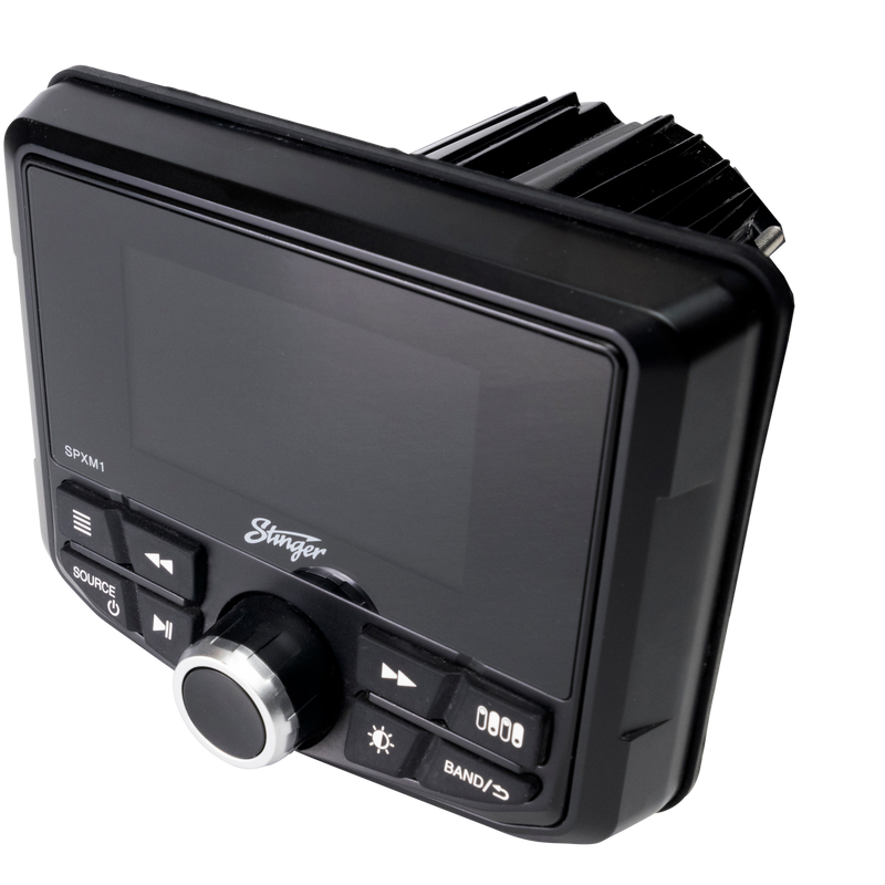 Stinger SPXM1 2.7" Marine & Powersports Digital Media Player with Bluetooth, USB, Switch Control, Weather‑Resistant