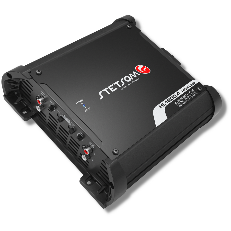Stetsom STE-HL1200.42 HL 1200.4 Digital Amplifier 4 Channels Full Range Class D 1.2k RMS