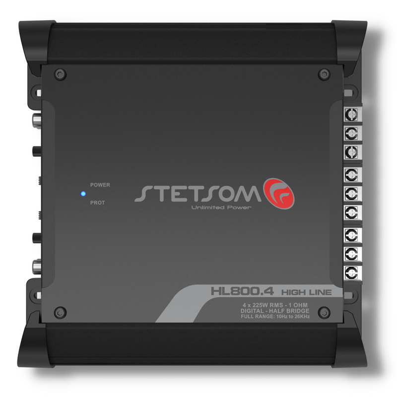 Stetsom HL 800.4 2 Ohms - Multichannel Car Audio Amplifier, Audio Amplifier, Car Amplifier, 800 Watts RMS Amplifier, Full Range Amplifier, Full Range, Car Stereo, Stereo, Car Audio, Crossover