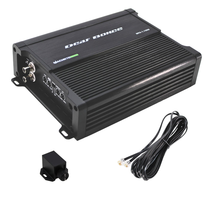 DEAF BONCE MACHETE 1000 WATT RMS 1 OHM CLASS D MONOBLOCK AMPLIFIER MFA-1.1000