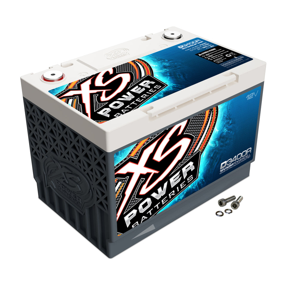XS Power XS-D3400R XSPOWER D3400R 12V BCI Group 34R, AGM Battery, 2500W/4000W Range