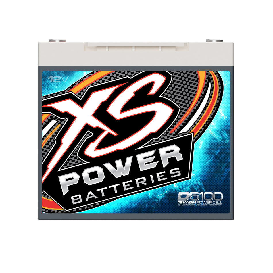 XS Power XS-D5100 XSPOWER D5100 12V BCI Group 51, AGM Battery, 2000W/3000W Range
