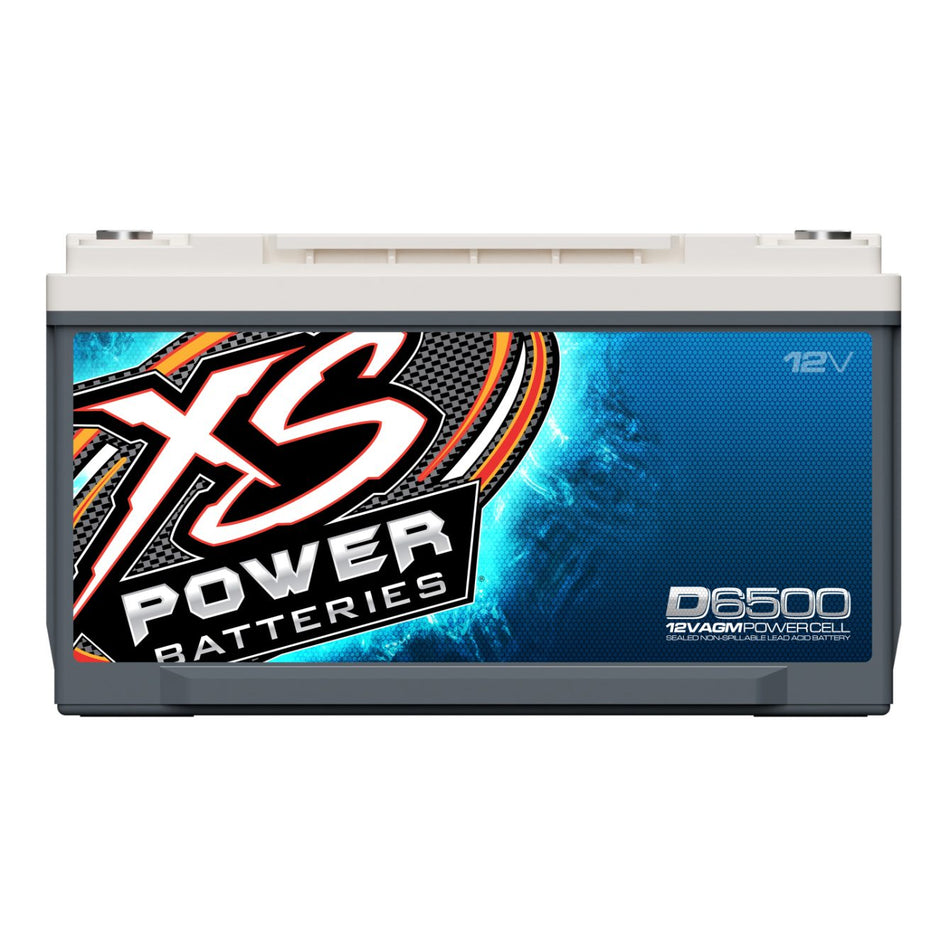 XS Power XS-D6500 XSPOWER D6500 12V BCI Group 65, AGM Battery, 3000W/4000W Range