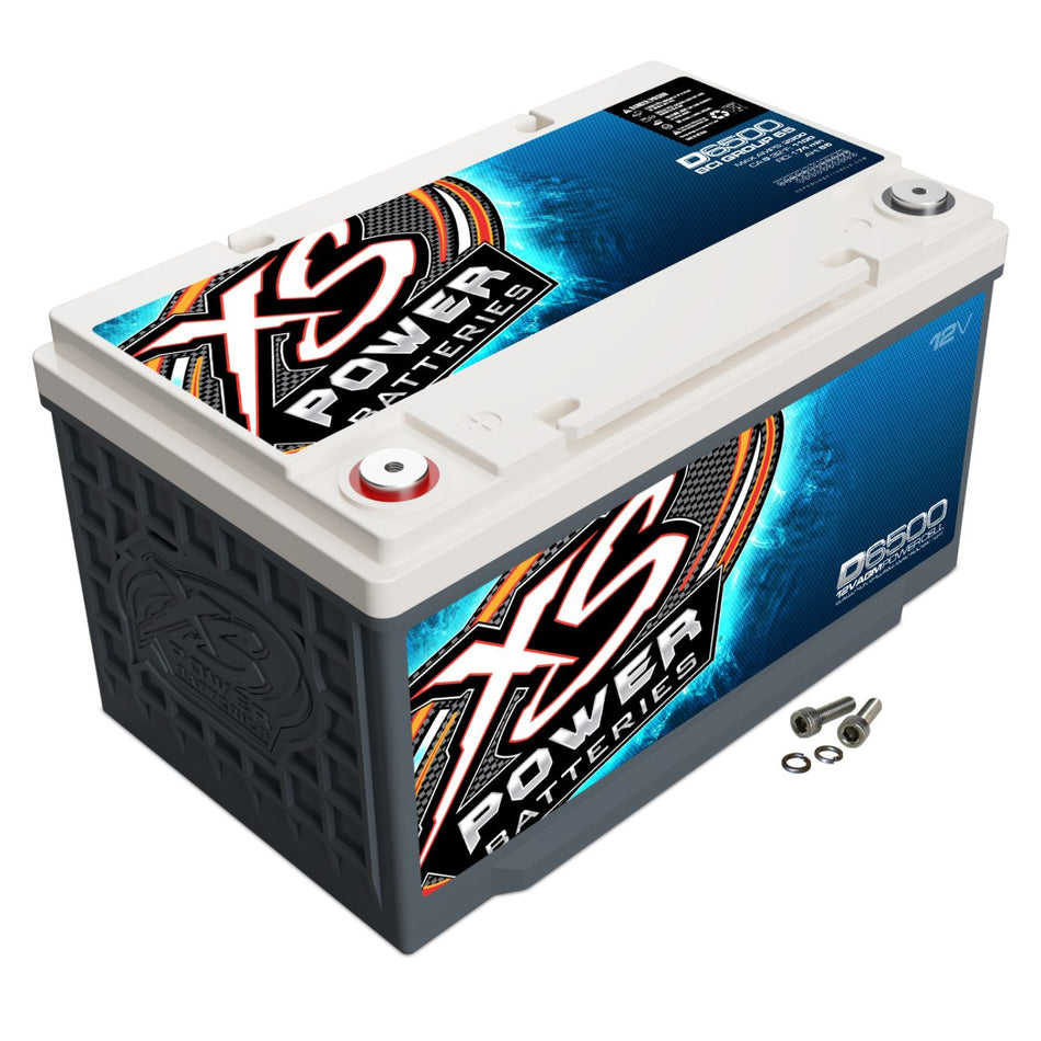 XS Power XS-D6500 XSPOWER D6500 12V BCI Group 65, AGM Battery, 3000W/4000W Range