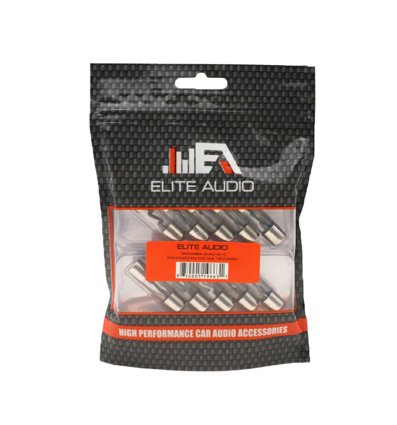 Elite Audio EA-AGU100-10 Nickel Plated AGU Fuse | Elite Audio