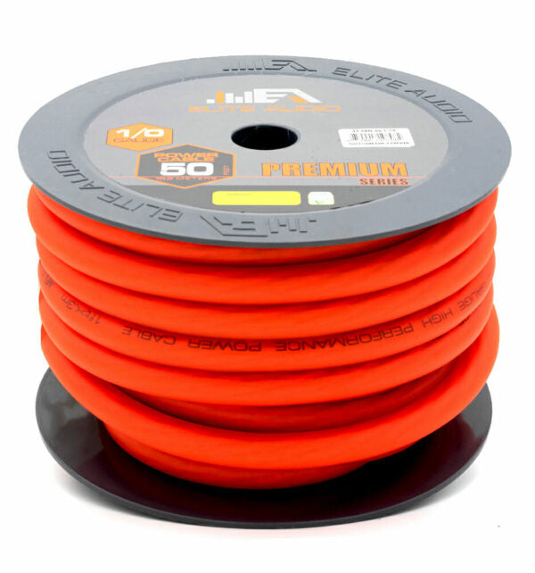 Elite Audio EA-PRM0G-PWR CCA 0 Gauge Power Wire 50ft | Elite Audio