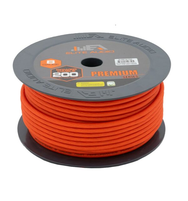 Elite Audio EA-PRM8G-PWR CCA 8 Gauge Power Wire 200ft