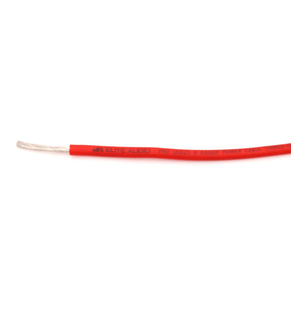 Elite Audio EA-PRO-8G-PWR 100% OFC Tinned Copper 8 Gauge Power Wire 250ft | True Gauge | Elite Audio