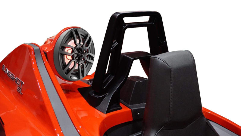 DS18 DS-EN-CFJS6 6.5 Inch Flat Mount Speaker Pod Universal for Any Application Black Carbon Fiber DS18