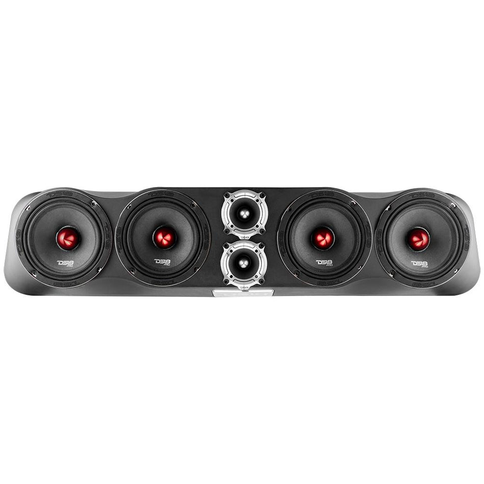 DS18 DS-EN46-35 High Density ABS 35 Inch Universal Enclosure 4 X 6.5 Inch and 2 x Tweeters DS18