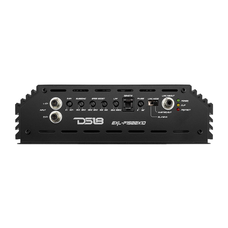 DS18 DS-EXL-P1500X1D EXL Power 1-Channel Class D Amplifier 1500 x 1 at 1-Ohm Watts RMS DS18