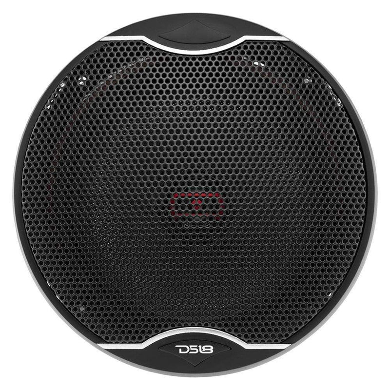 DS18 DS-EXL-SQ6.5 EXL 6.5 Inch 2-Way Coaxial Speaker W/ Fiber Glass Cone 400 Watts 3-Ohm DS18