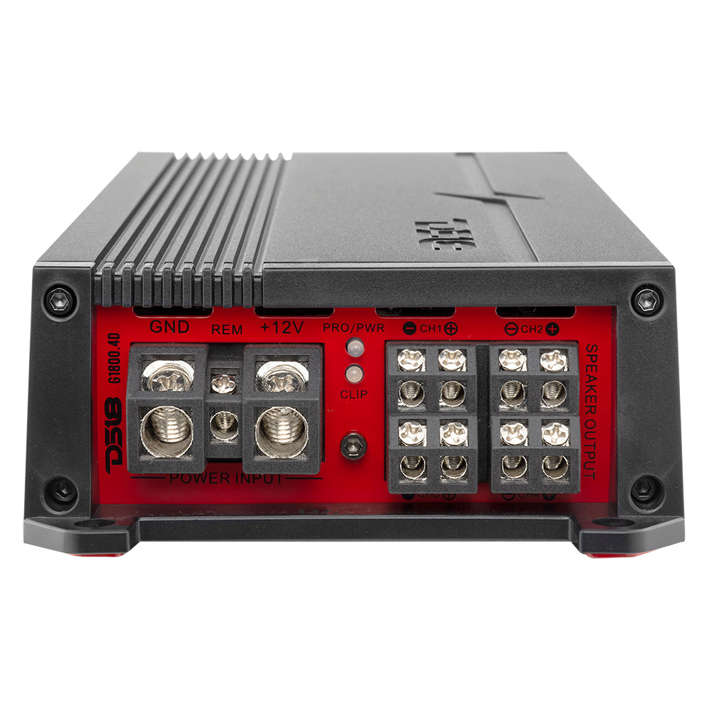 Stereo Pre Amplifier DC 本体 DS18 GEN-X G1800.4D 4-Channel Amplifier – 150W RMS x4 – Elite Auto