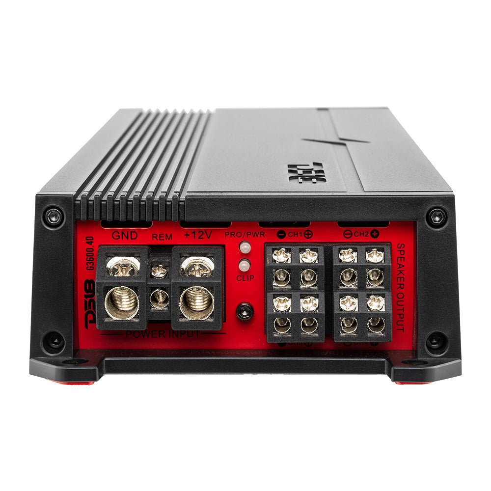 DS18 3600 Amp 4 Channel GEN-X G3600.4D Power – Elite Auto Gear