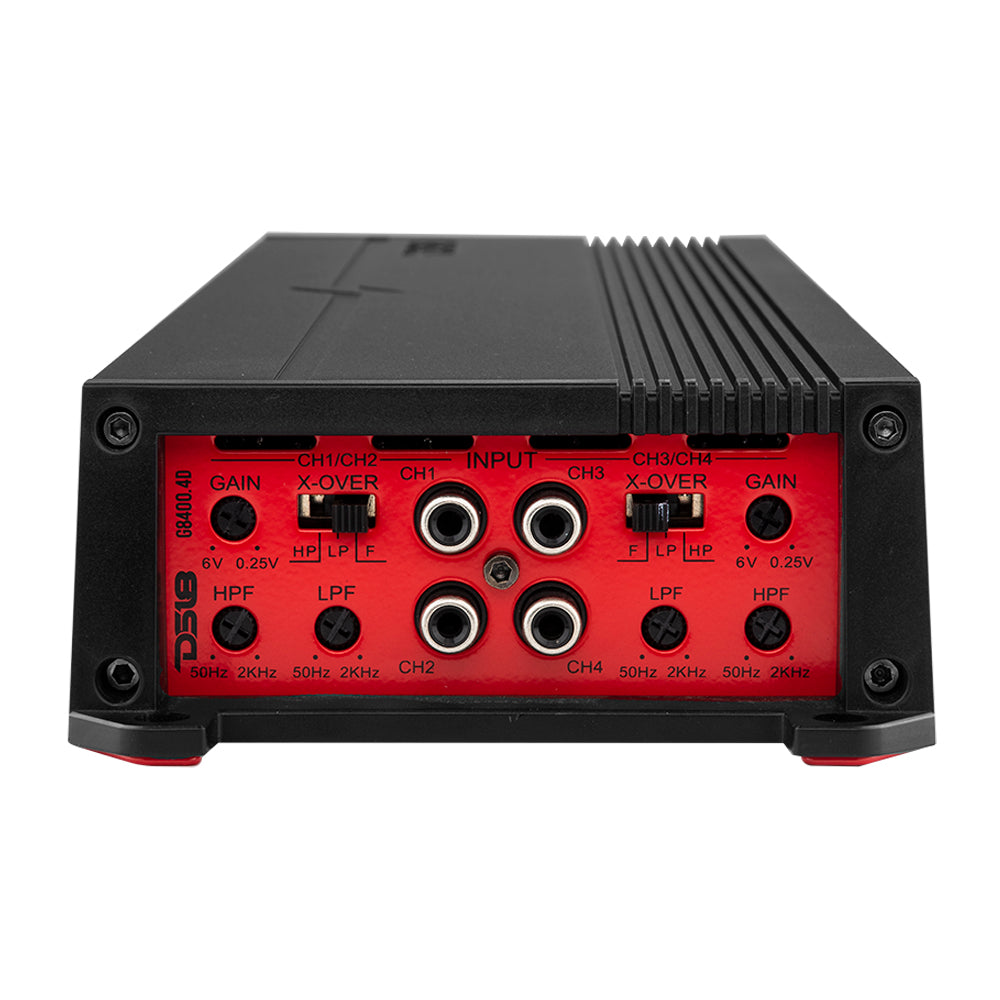 DS18 GEN-X G8400.4D 4-Channel Amplifier – 8400 Watts – Elite Auto Gear