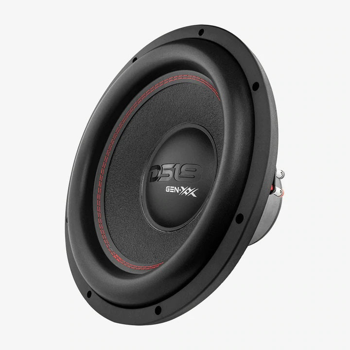 DS18 DS-GEN-XX15.4DHE, angled view of cone, red stitching and center logo badge