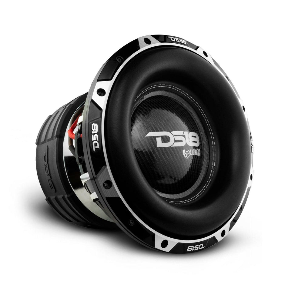 DS18 DS-HOOL-X12.2DHE HOOLIGAN X Black Frame High Excursion 12 Inch Subwoofer 4000 Watts RMS 4 Inch DVC 2-Ohm DS18