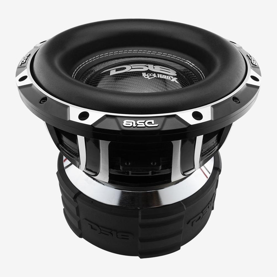 DS18 DS-HOOL-X12.2DHE HOOLIGAN X Black Frame High Excursion 12 Inch Subwoofer 4000 Watts RMS 4 Inch DVC 2-Ohm DS18