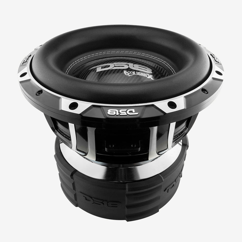 DS18 DS-HOOL-X12.4DHE HOOLIGAN X Black Frame High Excursion 12 Inch Subwoofer 4000 Watts RMS 4 Inch DVC 4-Ohm DS18